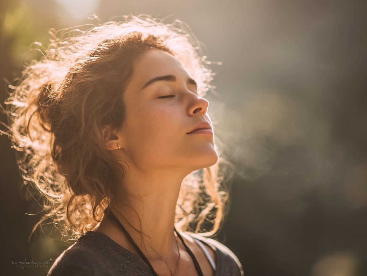 Practică yoga în natură